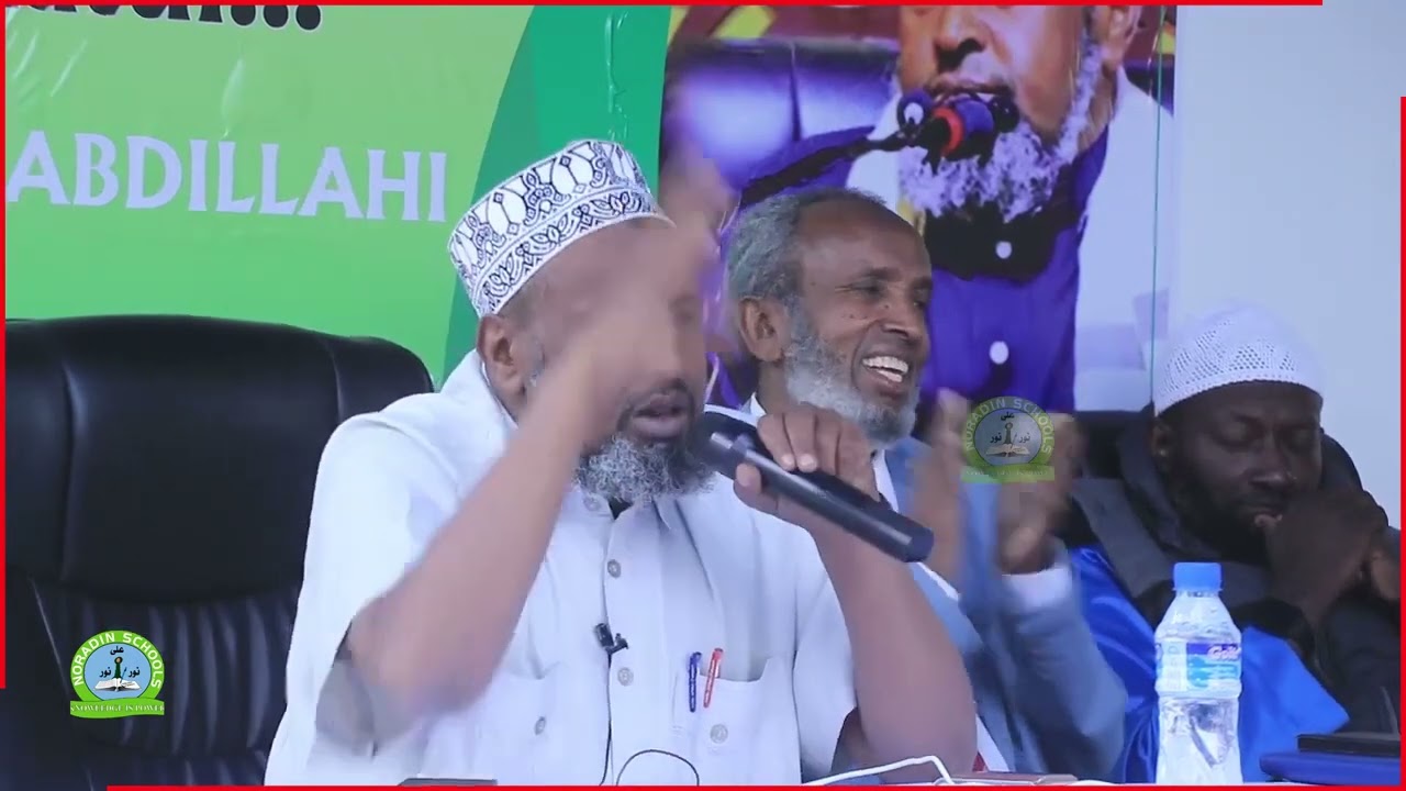 Sh Ibrahim Abdillahi oo ah Sheekh daaci ah ayaa Muxaadaro u qabtay ardayda Noradin Boys' secondary S