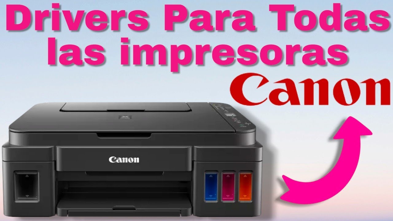 Como Descargar Drivers o Controladores Para Cualquier Impresora CANON (Drivers Oficiales)🖨️✅