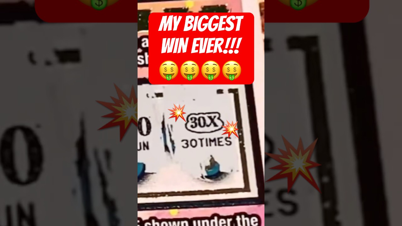 BIG WIN 🤑 30X CLAIMER  #scratchofftickets #scratchcards #lottery #claimer