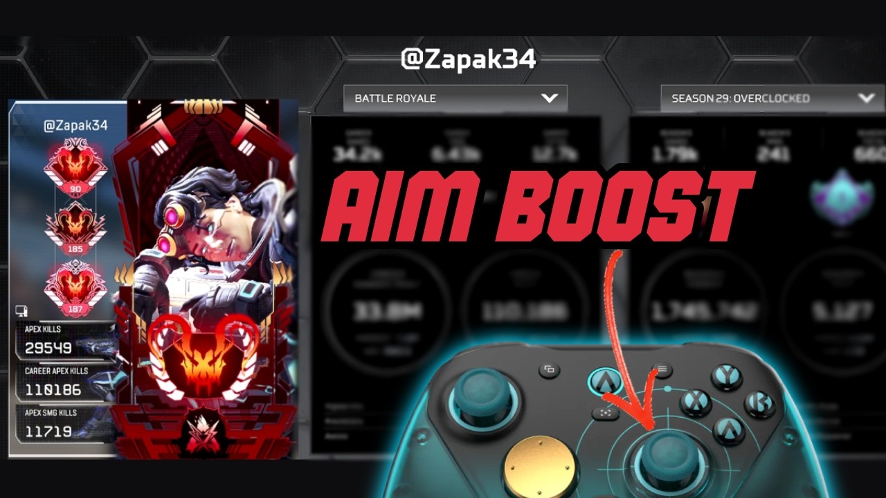Take control with these INSANE Gamesir 8K Aimlabs Settings: Apex Legends