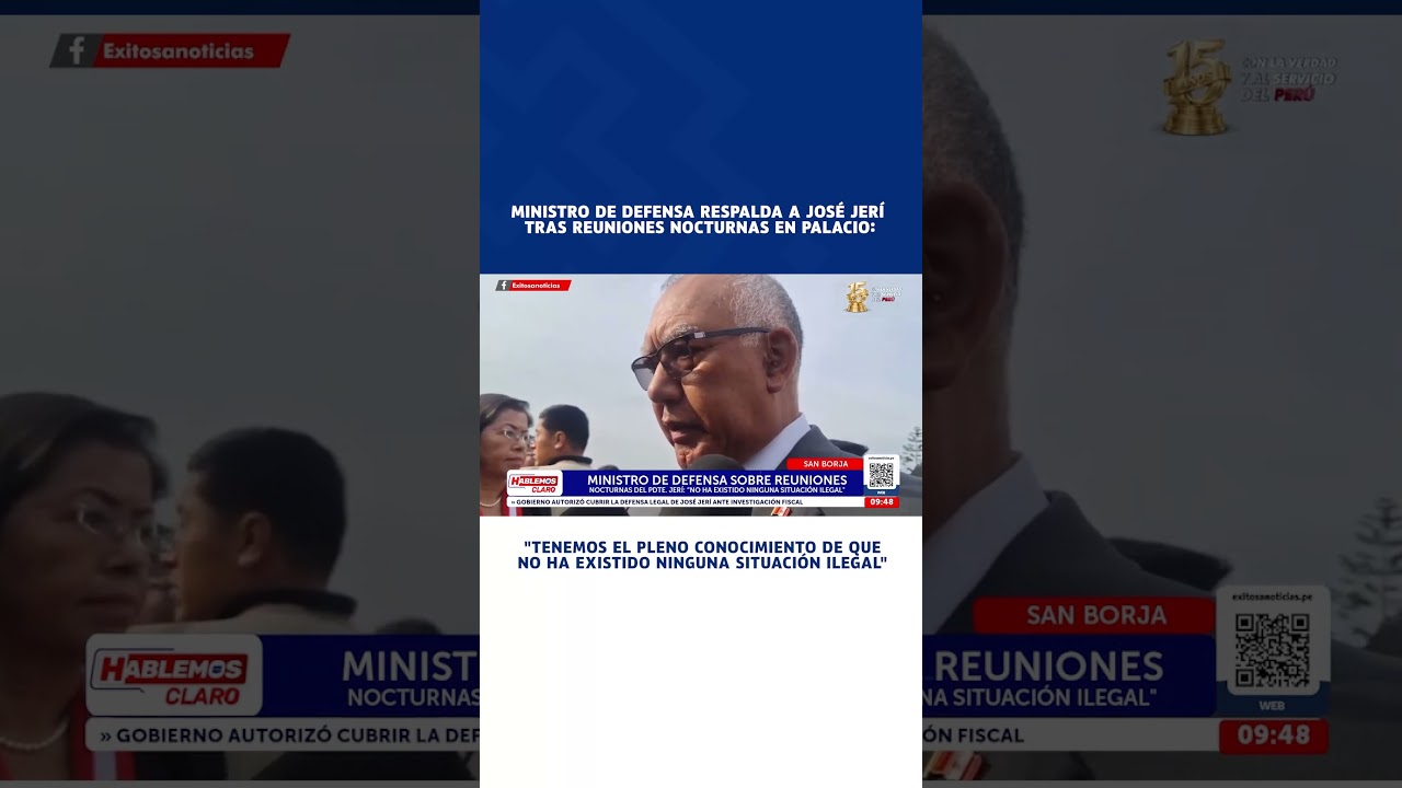 🔴🔵 Ministro de Defensa conf&iacute;a en Jos&eacute; Jer&iacute;: 