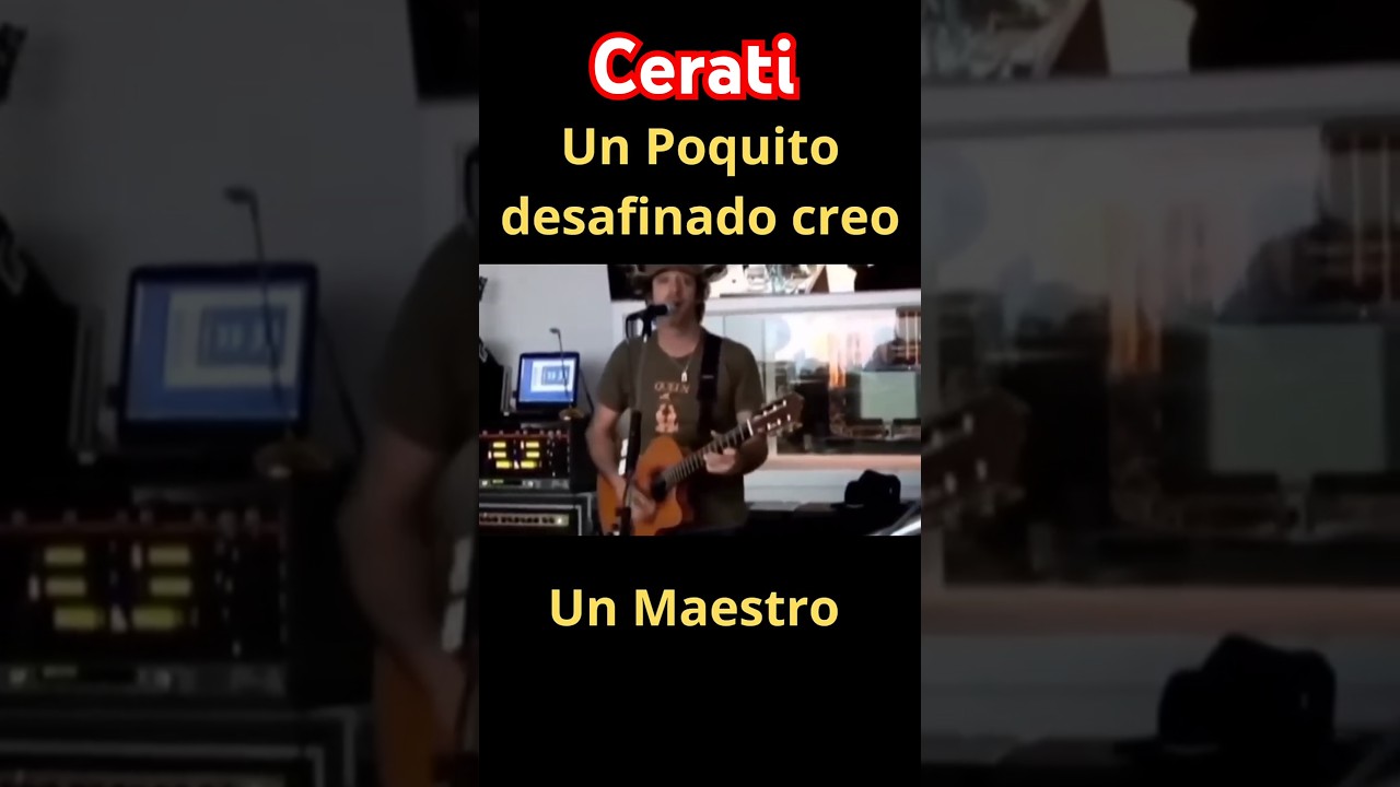 Cerati ensayando 🎸 El genio en estado puro (material in&eacute;dito) 🔥