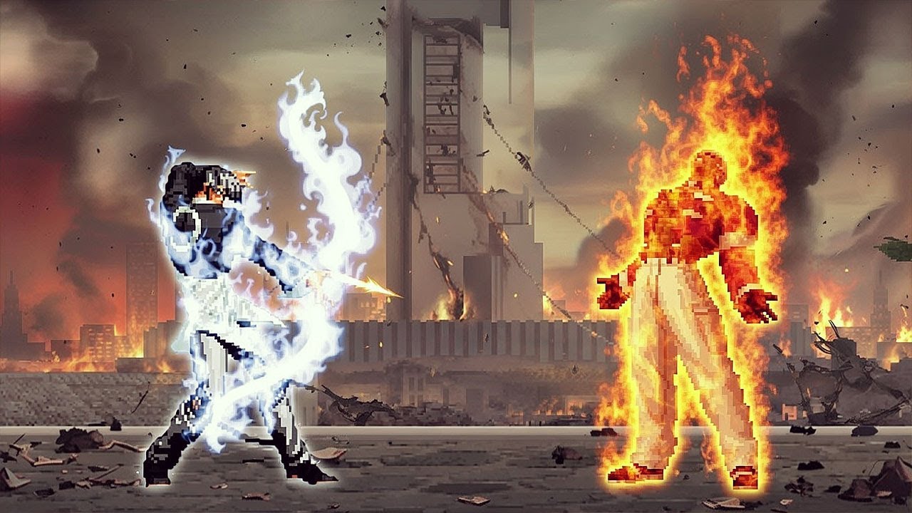 [KOF Mugen] Orochi Iori QS Team Vs Caser Yashiro Team