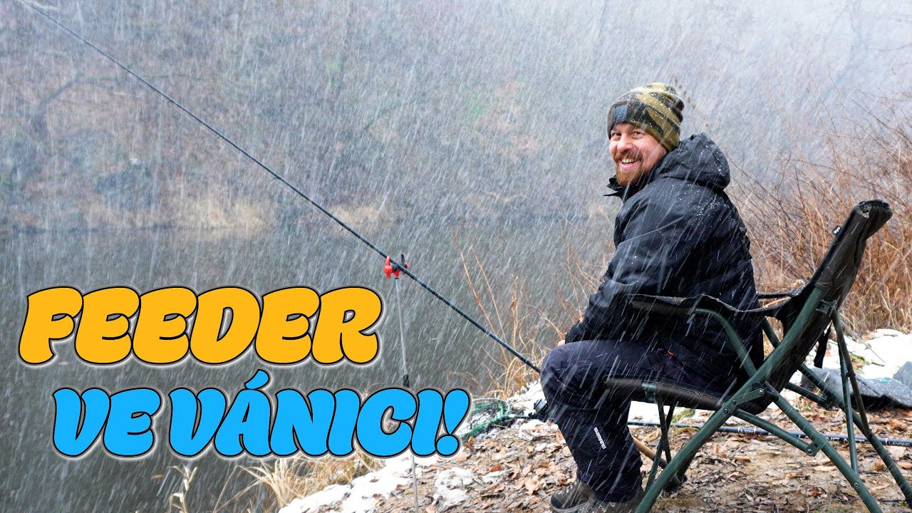 Zimní feeder na jediném místě bez ledu! Zahájení rybářské sezóny, a moje první letošní ryby. 