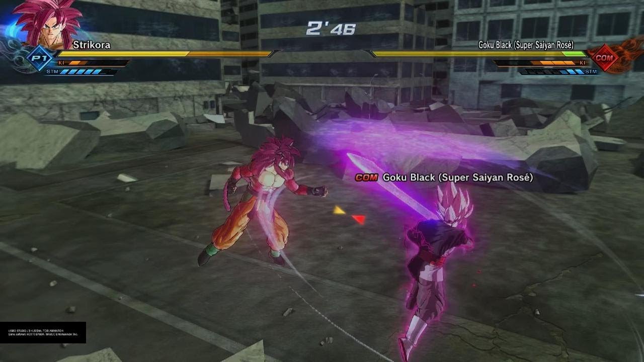 Xenoverse 2 - Strikora Vs Ultra Supervillain Goku Black Rose