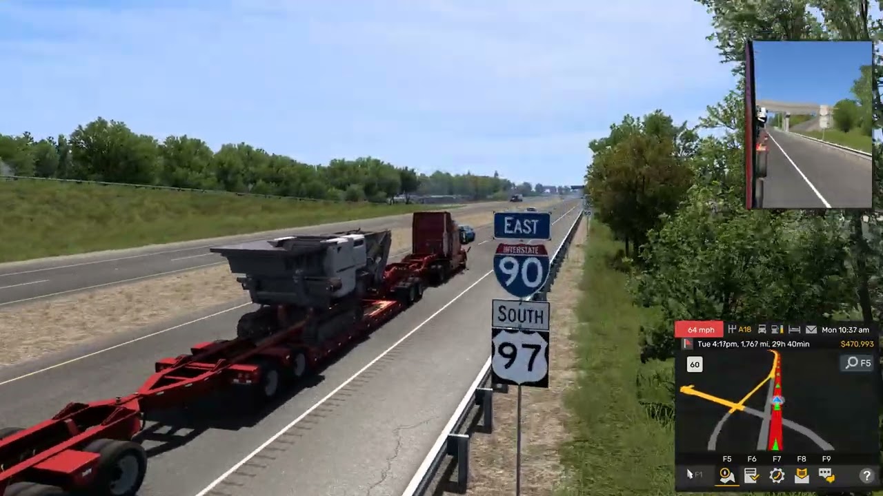 ATS Crusher Seattle WA to Topeka KS pt2