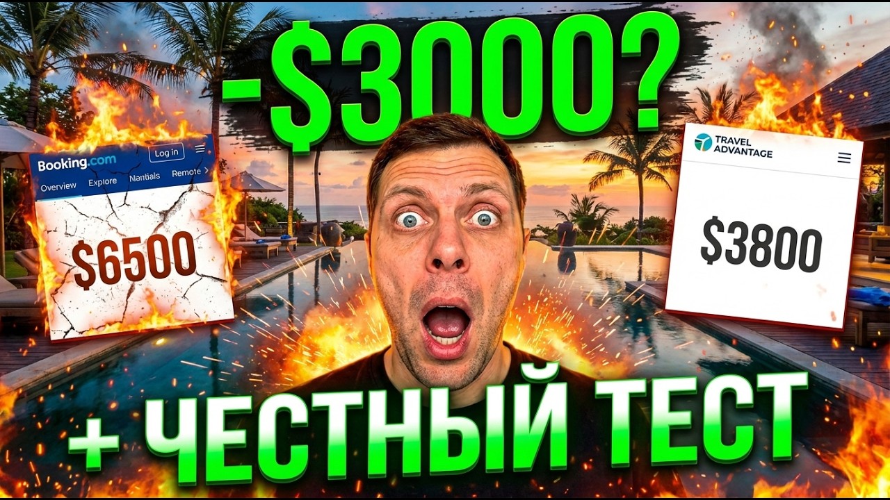 БАЛИ В 2 РАЗА ДЕШЕВЛЕ? Сравнение Travel Advantage и Booking 2026