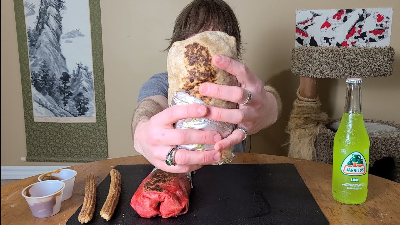 Mucho Burrito | Hotter Than Hell Ghost Pepper Burrito MUKBANG