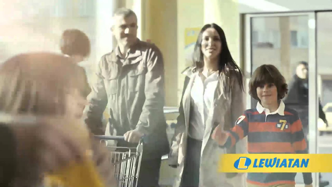 Spot reklamowy sieci Lewiatan z produktami promocyjnymi