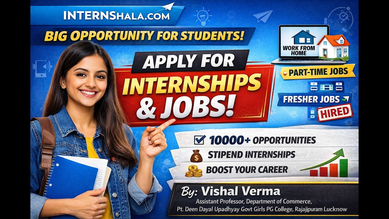 🚀 Big Opportunity for Students: Apply for Internships & Jobs on Internshala!