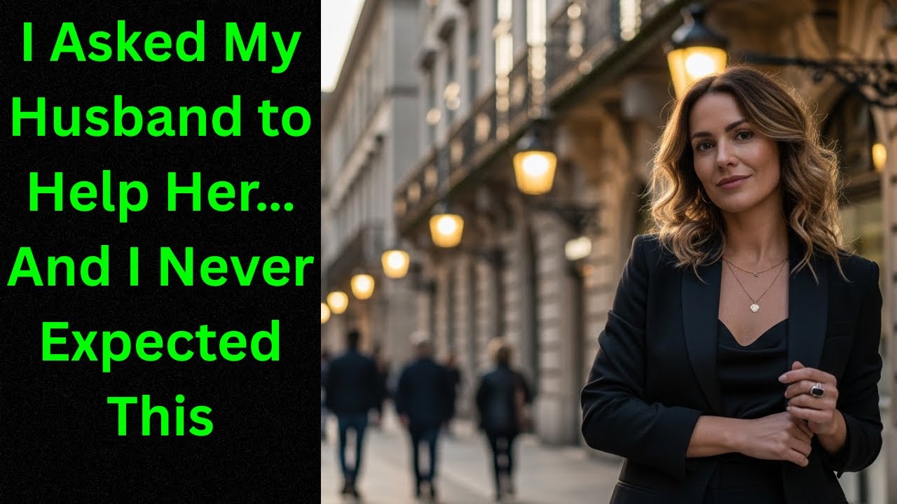 “I Asked My Husband to Help Her… And I Never Expected This”| Infidelity story