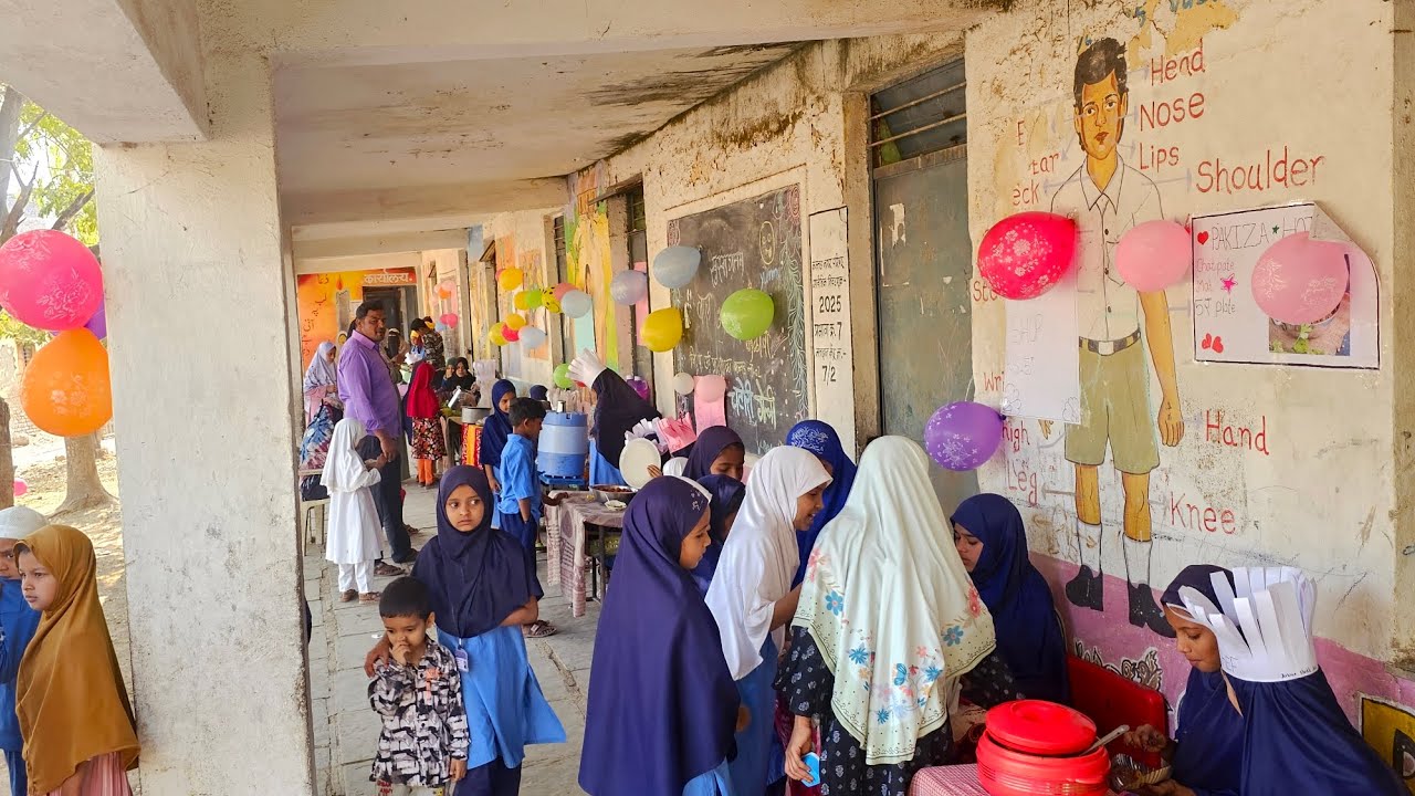 Canteen day celebration ZP Primary school Kannad no 2 Urdu 