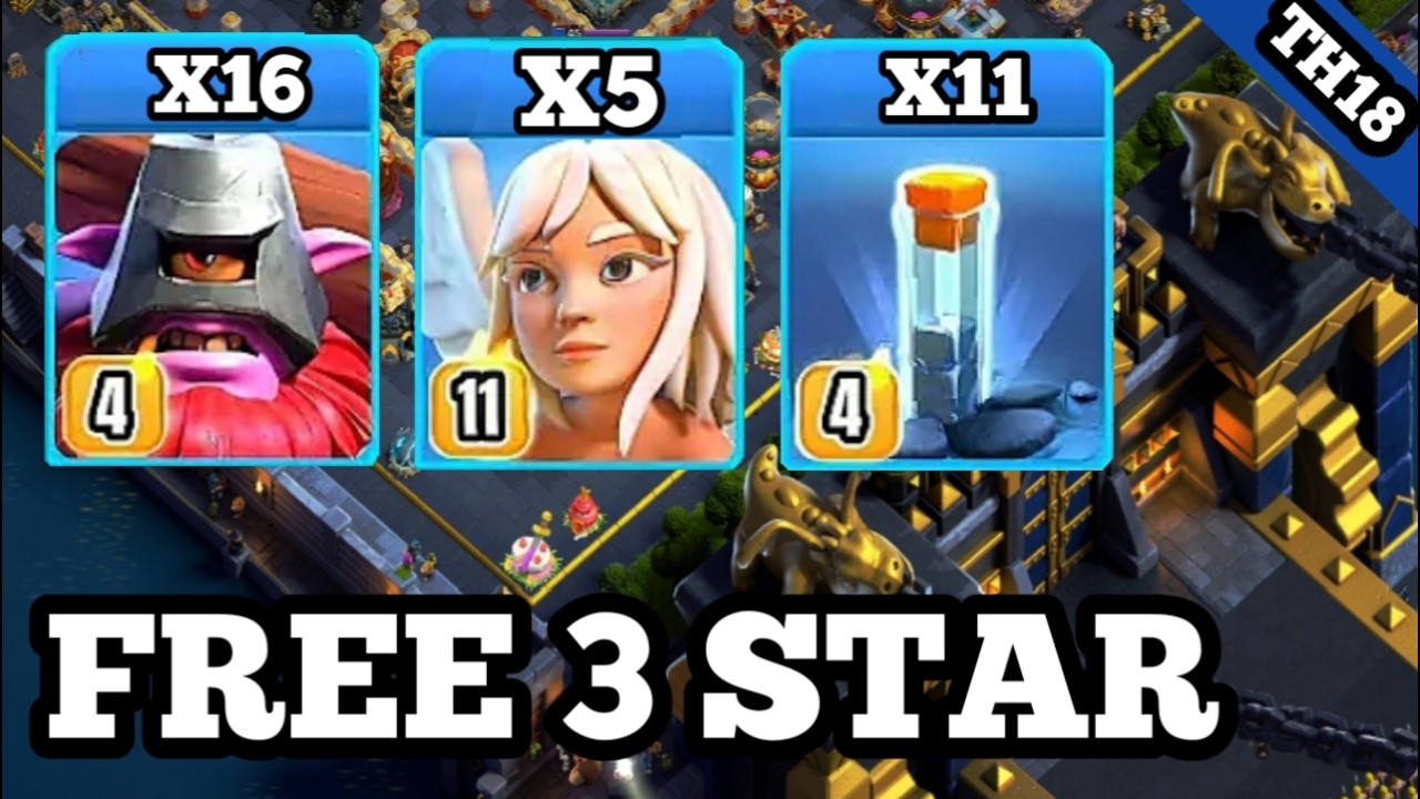 Th18 thrower healer totem spell attack I best th18 attack strategy clash of clans 2026