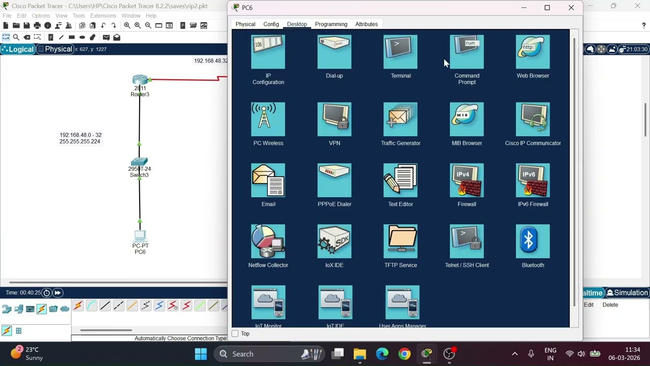Routing information protocol v2 Practical