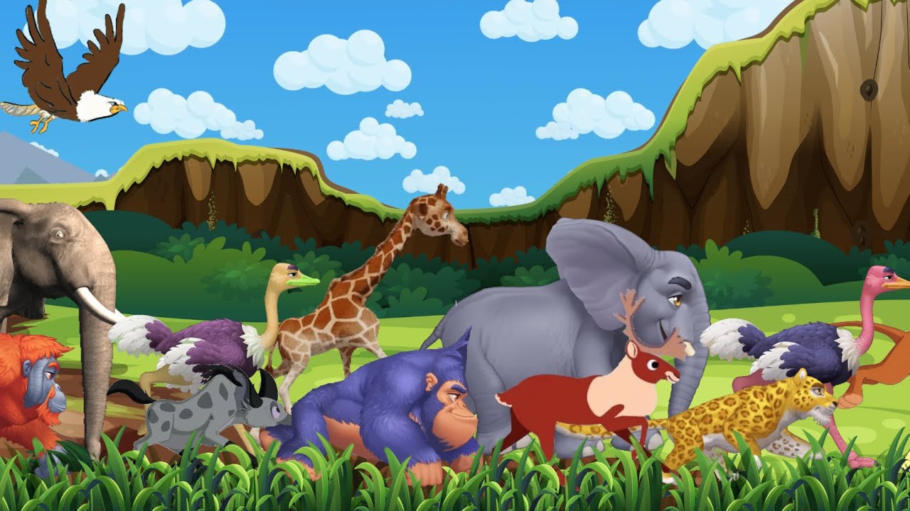 Animal Sounds Song 🎶 Fun Animals at the Zoo 🦁🐘🐵 Fun Learning Video for Toddlers & Preschoolers