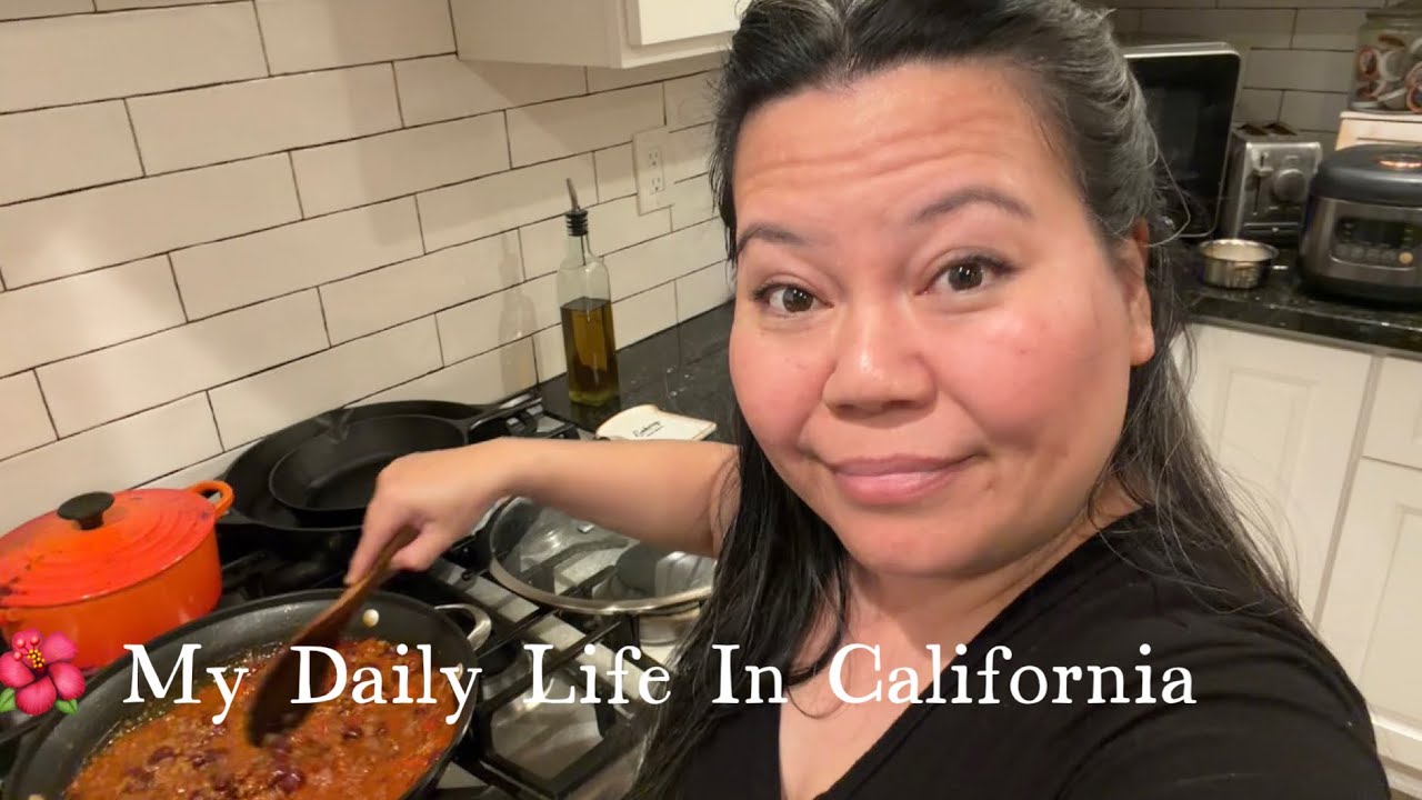 🌶️ Cooking Spicy Beef Chili | More Grocery Shopping 🌺 My Daily Life In California 