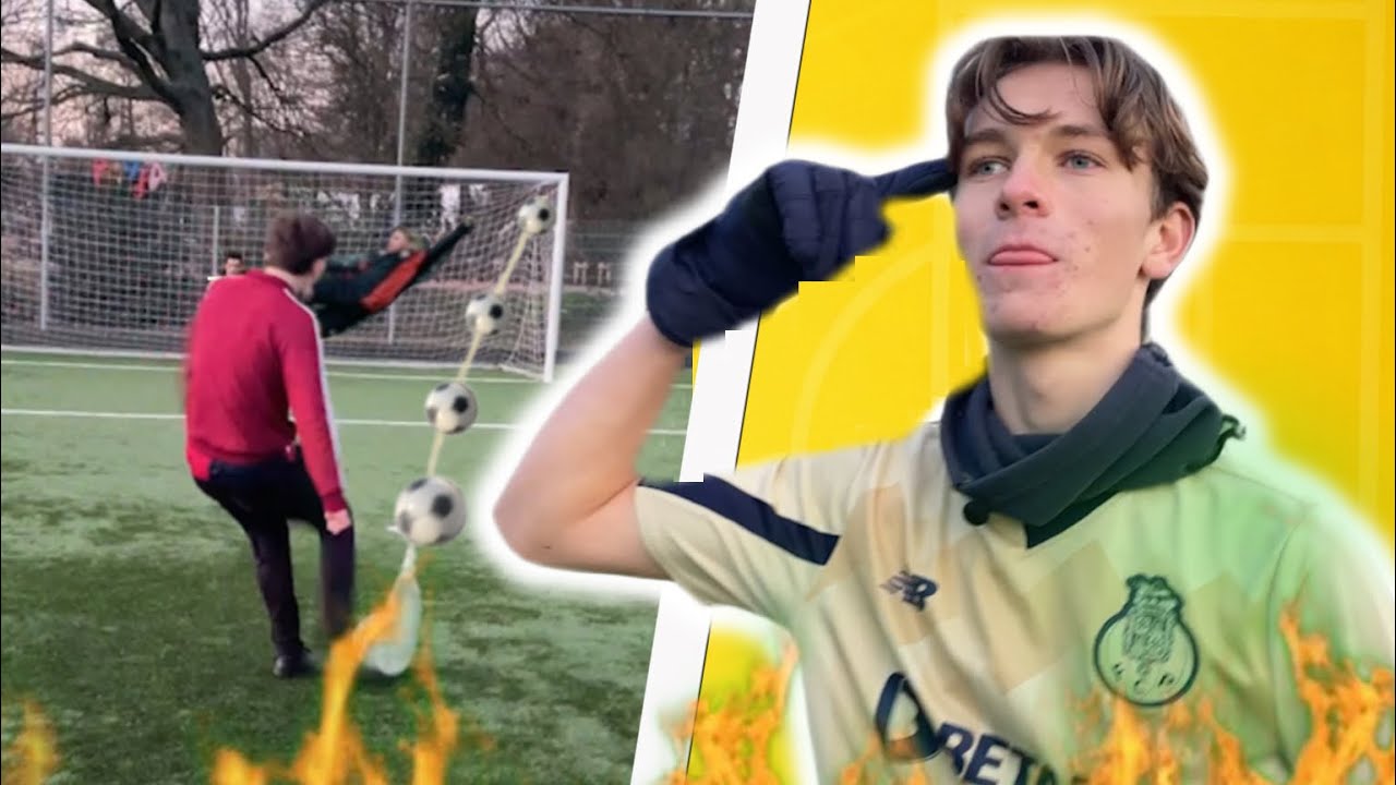 1 - 25 METER VOETBALCHALLENGE MET PROF KEEPER