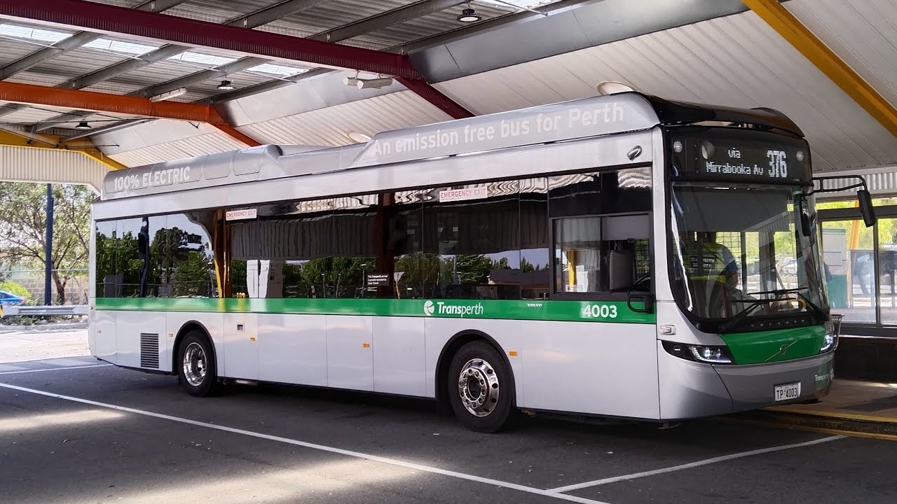 4003 Volvo BZL with volgren Optimus bodywork Transperth swan transit Emission Free bus