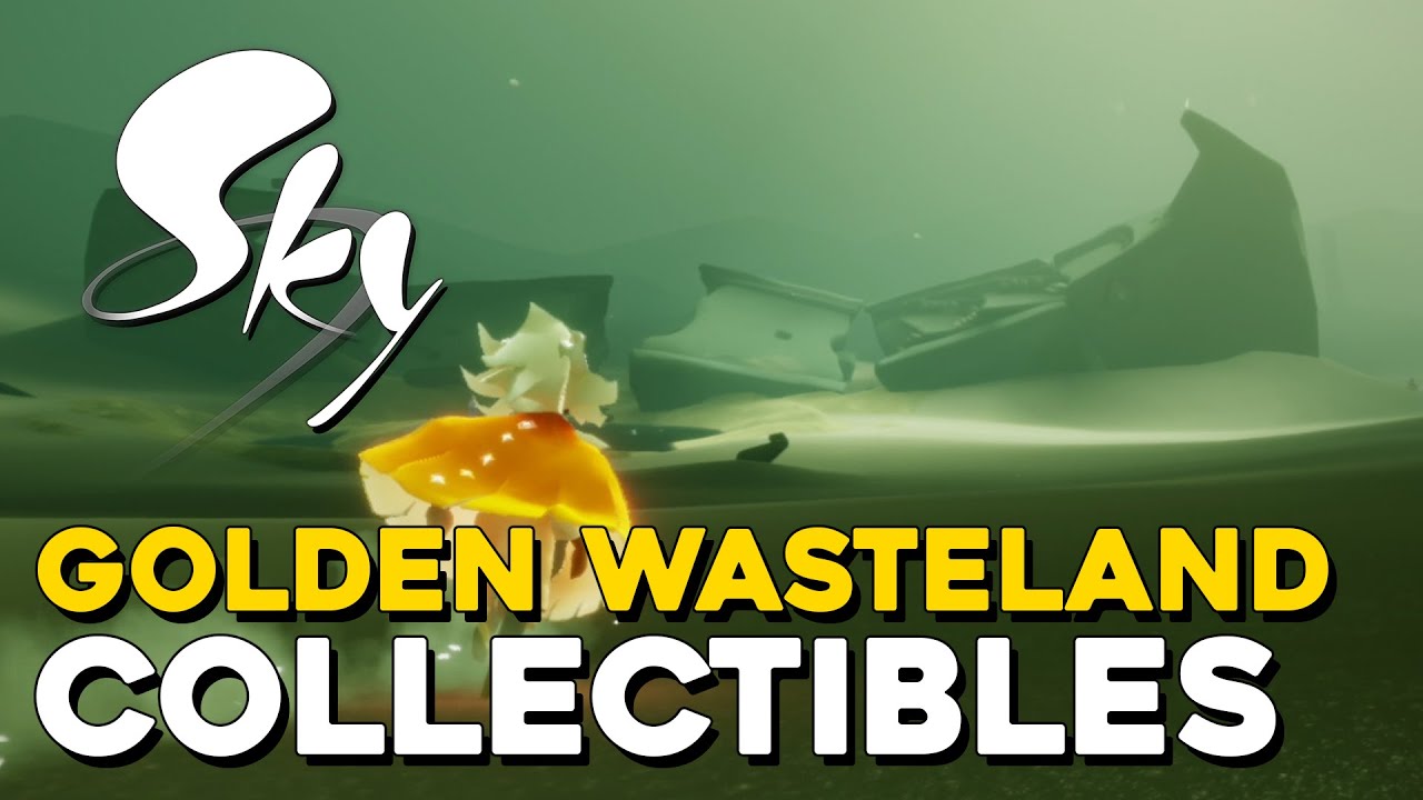 Sky Children Of The Light Golden Wasteland All Collectible Locations (All Winged Lights & Spirits)