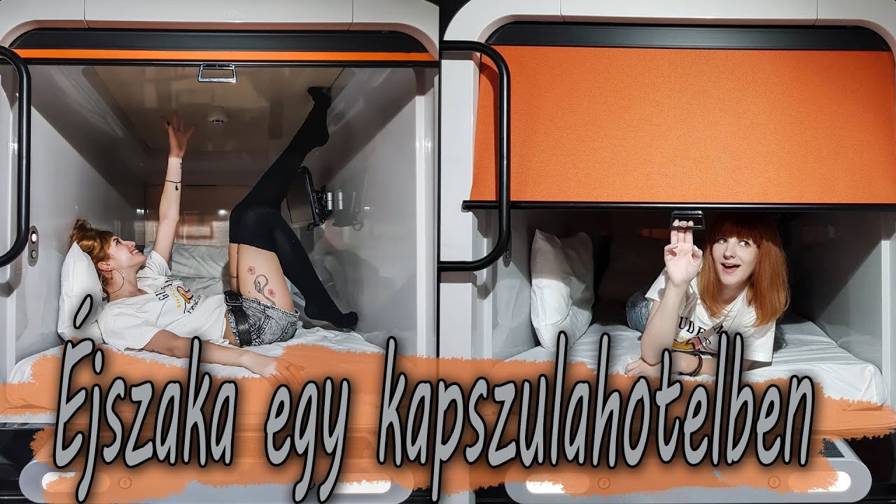 Gázos este egy kapszulahotelben