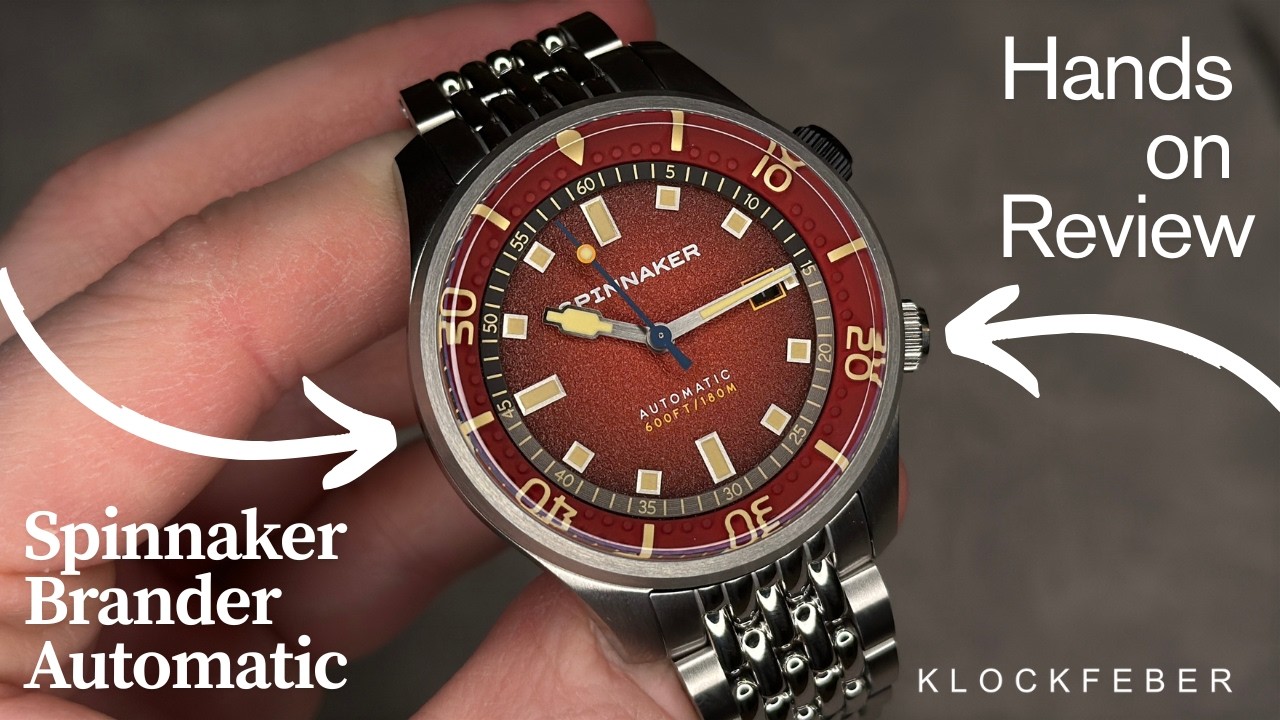 @SpinnakerWatchesUK Bradner Automatic First Look 🔥 Inner Bezel, Dial Texture & On-Wrist Review