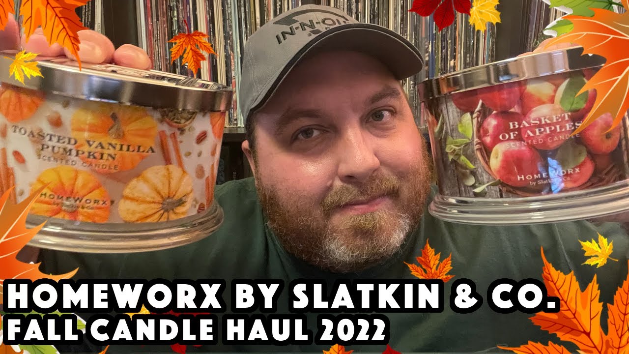 Homeworx by Slatkin & Co. Fall Candle Haul | New and Returning Favorites | Fall 2022