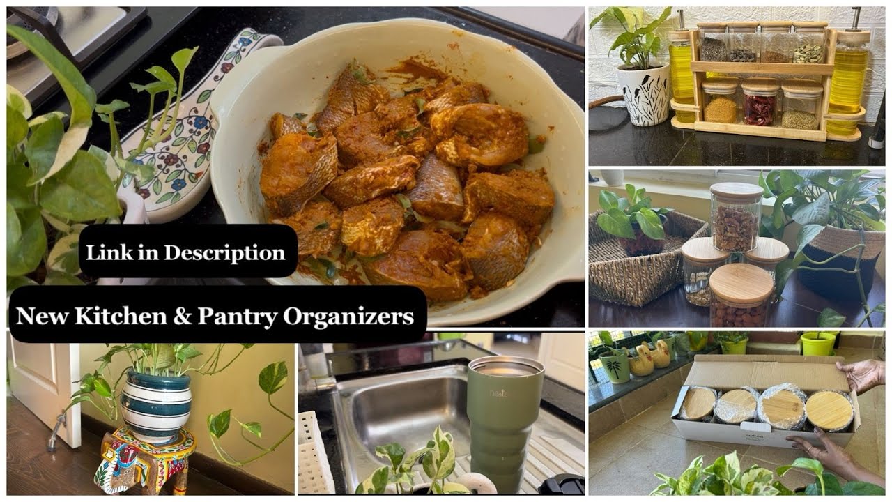 Kitchen Organization Ideas || New Kitchen & Pantry Organizers ft Nestasia#vlog#home#lifestyle#tamil