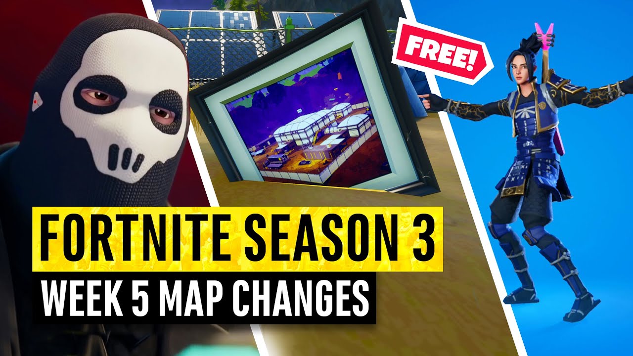 Fortnite | All Season 3 Map Updates and Hidden Secrets! WEEK 5
