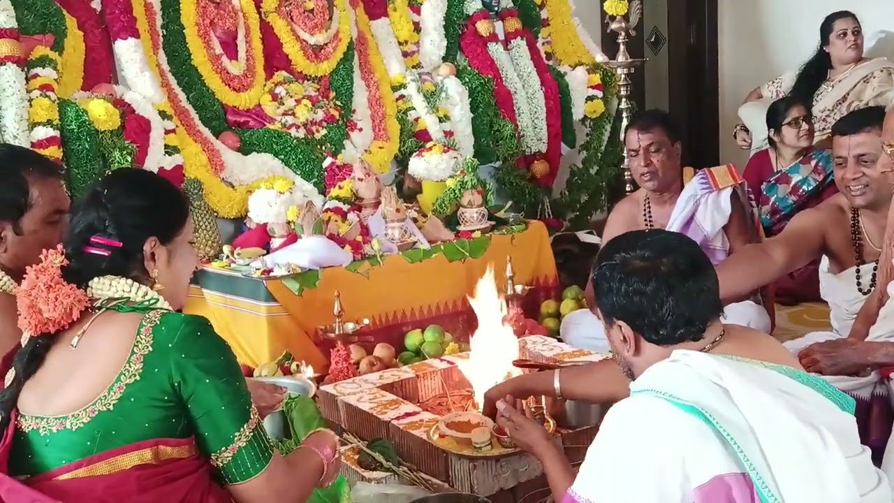 Marriage Anniversary Celebrations Pooja Vidhi On Sunday morning 08-02-2026