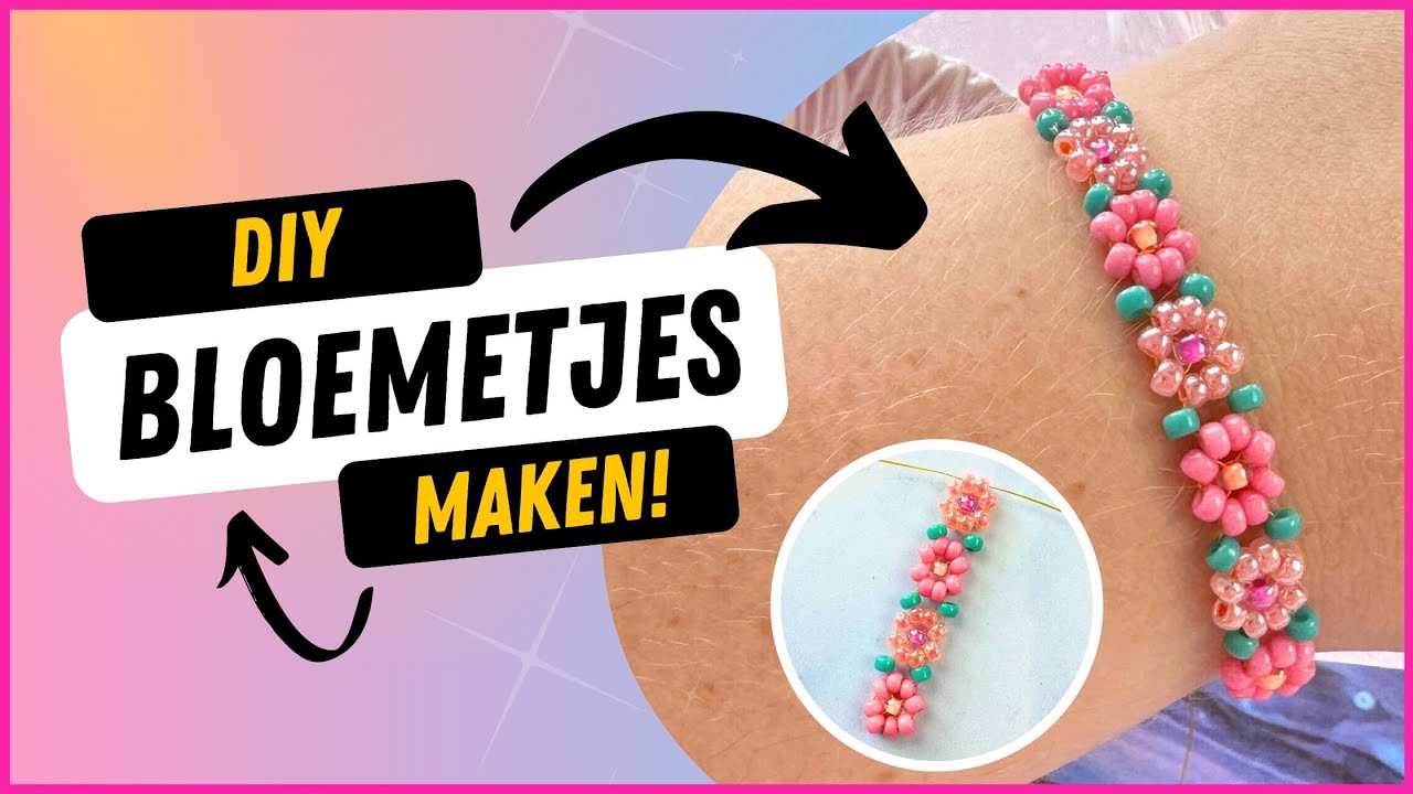 Bloemen Armbandjes Maken met Kralen (Easy Tutorial)