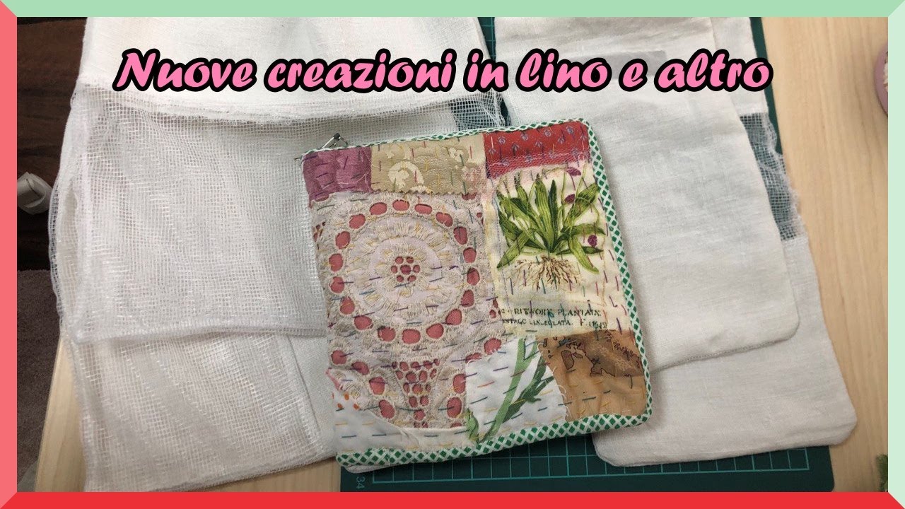 Da un asciugamano in lino vintage nuove creazioni da usare subito! #vintage #handmade #riciclo