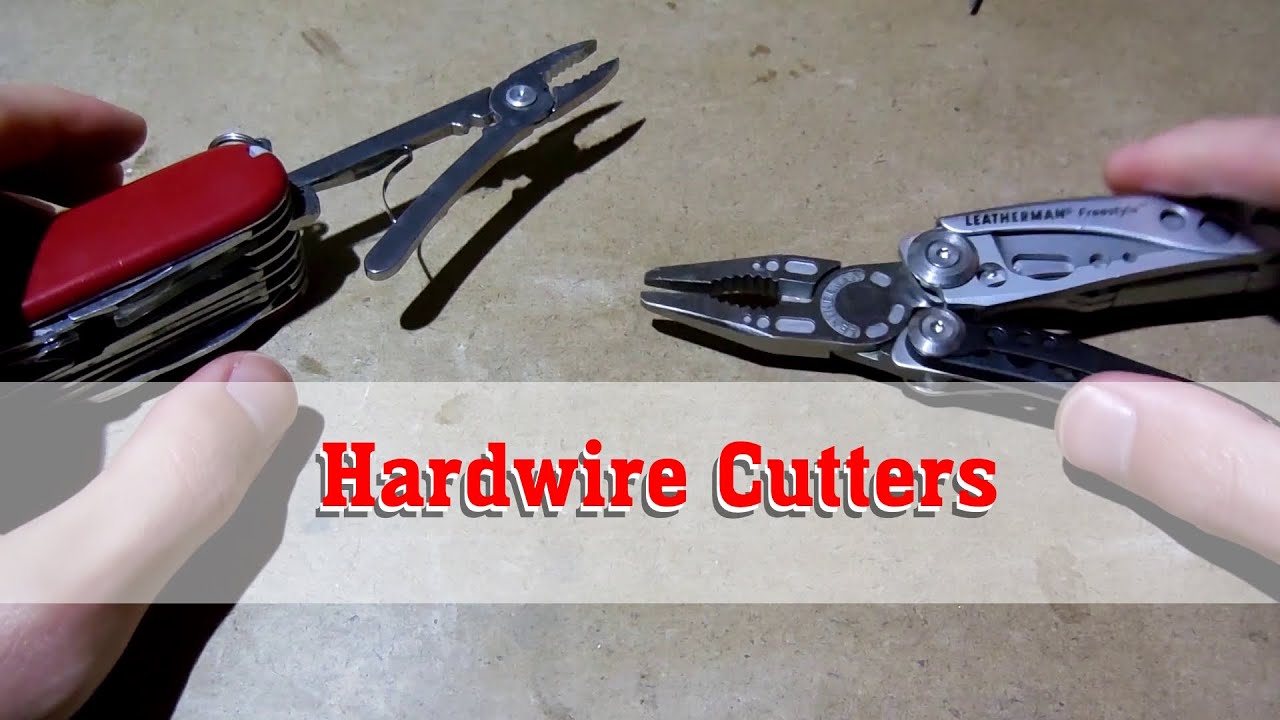 Testing Wire Cutters - Leatherman vs Victorinox SAK