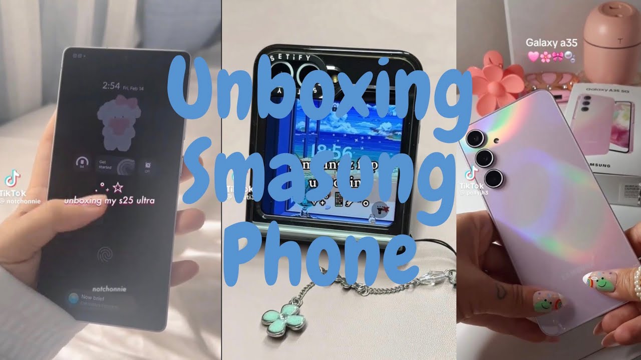 Unboxing a Phone // Samsung//