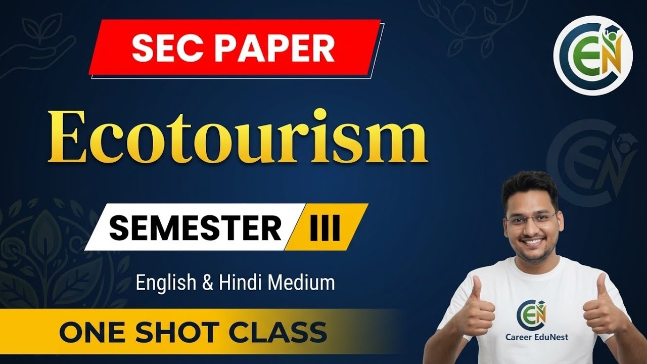 Ecotourism One Shot Class | SEC Ecotourism Complete Class in English | PDUSU Semester Classes |
