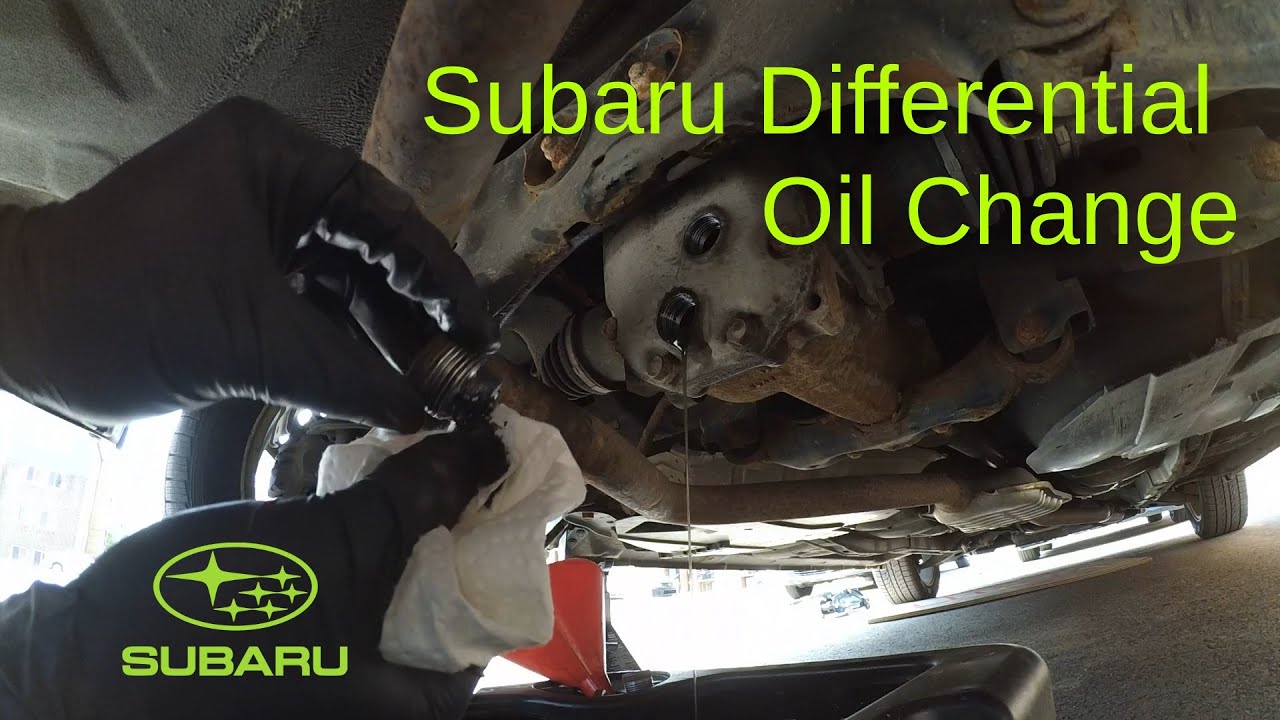 Subaru Rear Differential Oil Change