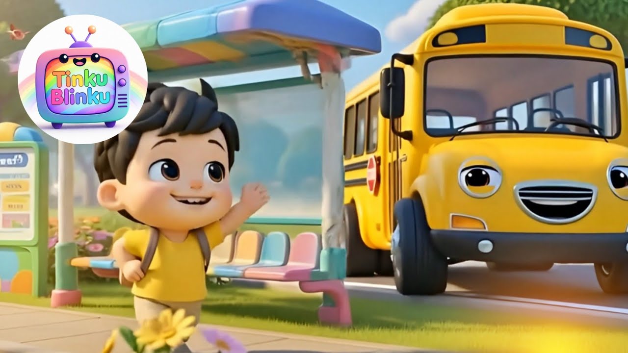🚎WHEELS WITH THE BUS GO AROUND AROUND AROUND🚎| @TINKU_BLINKU_TV |