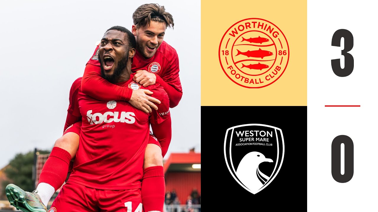 🔥 REDS RETURN TO WINNING WAYS | Worthing v Weston-super-Mare | Highlights