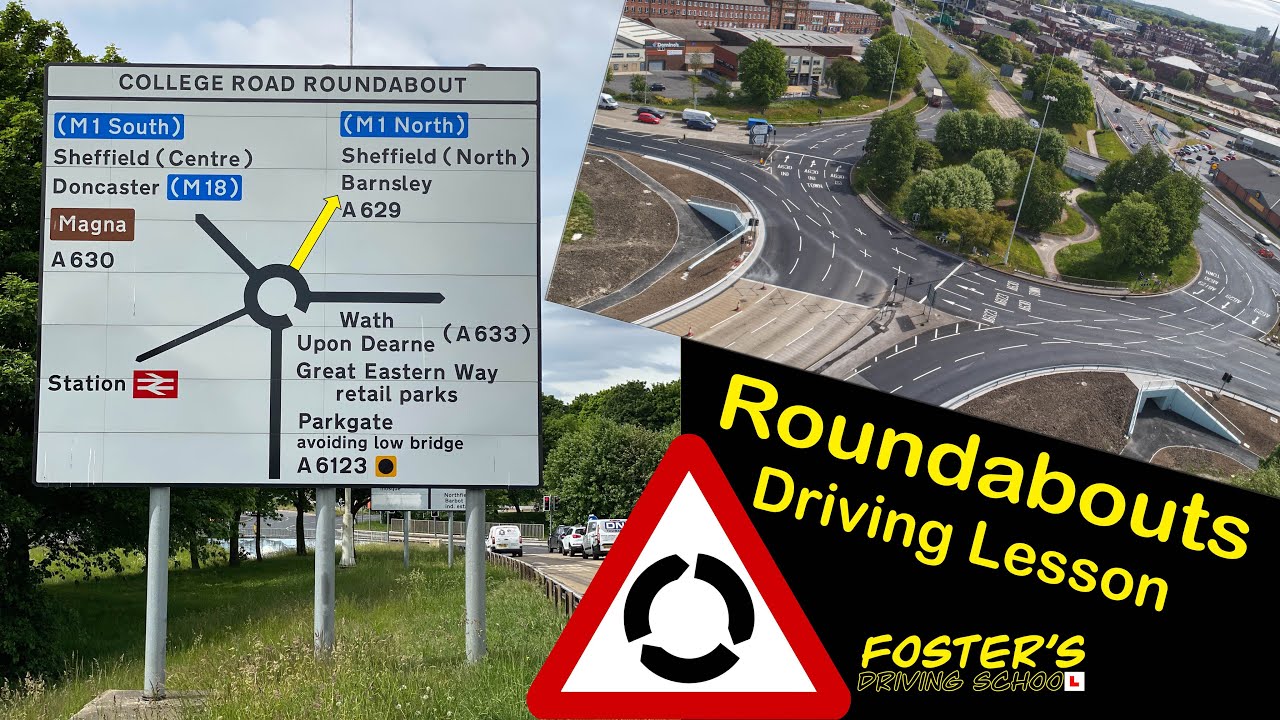 How To Turn Right 3rd Exit At College Road Roundabout, Rotherham (aka B&Q) NEW LAYOUT 2020