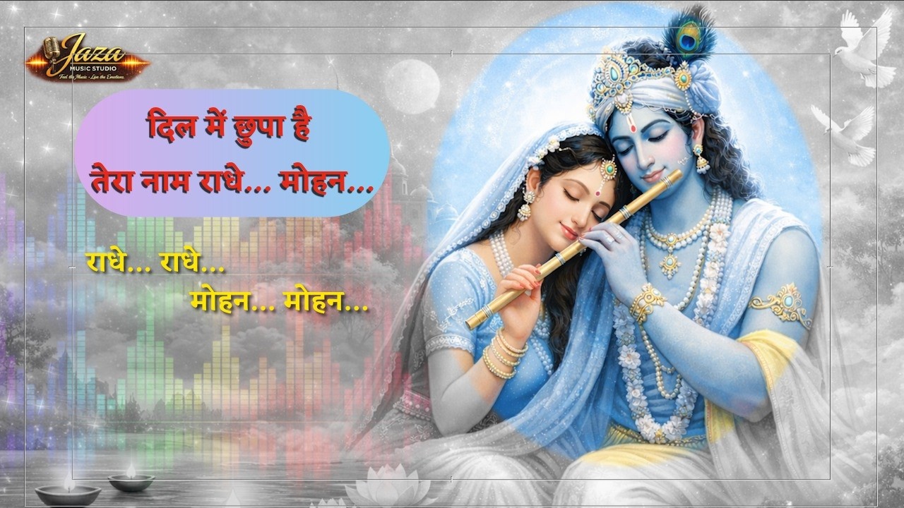 राधे… राधे…मोहन… मोहन…दिल में छुपा है तेरा नाम…राधे… मोहन… Jaza Music Studio