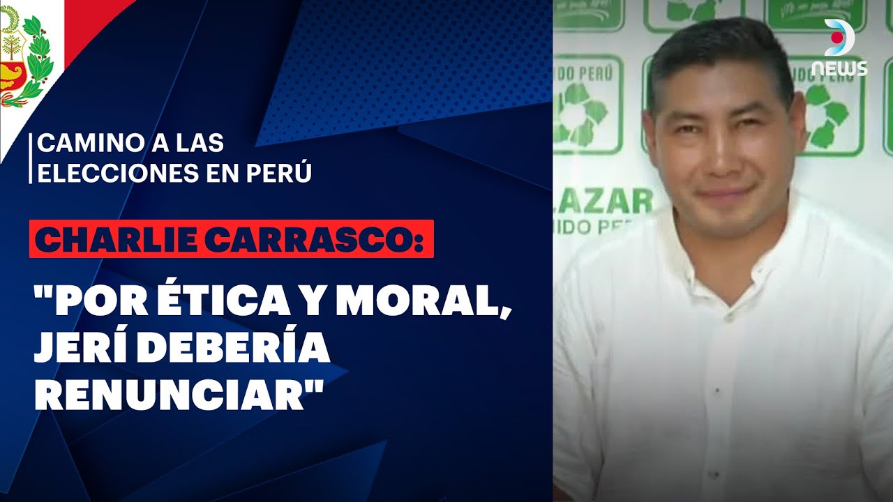 🇵🇪 Camino a las elecciones en Perú: entrevista al candidato presidencial Charlie Carrasco | DNews