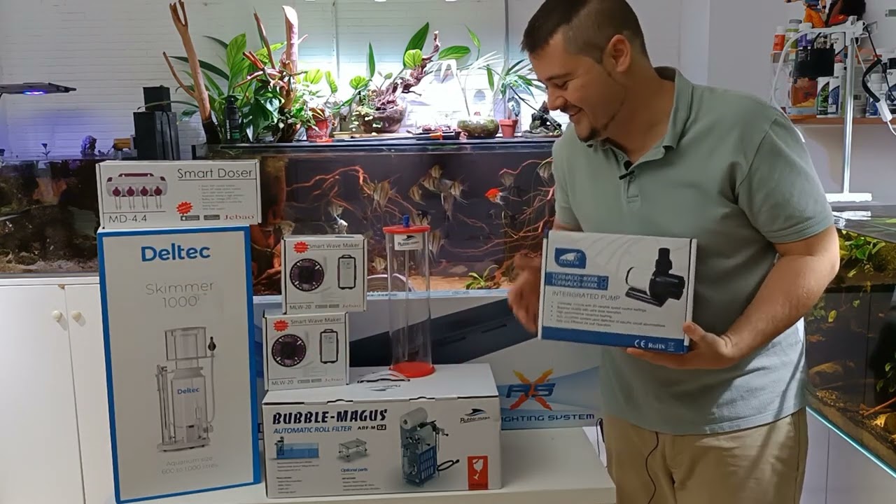 Equipamiento electrónico para acuario marino de arrecife🙌🏼