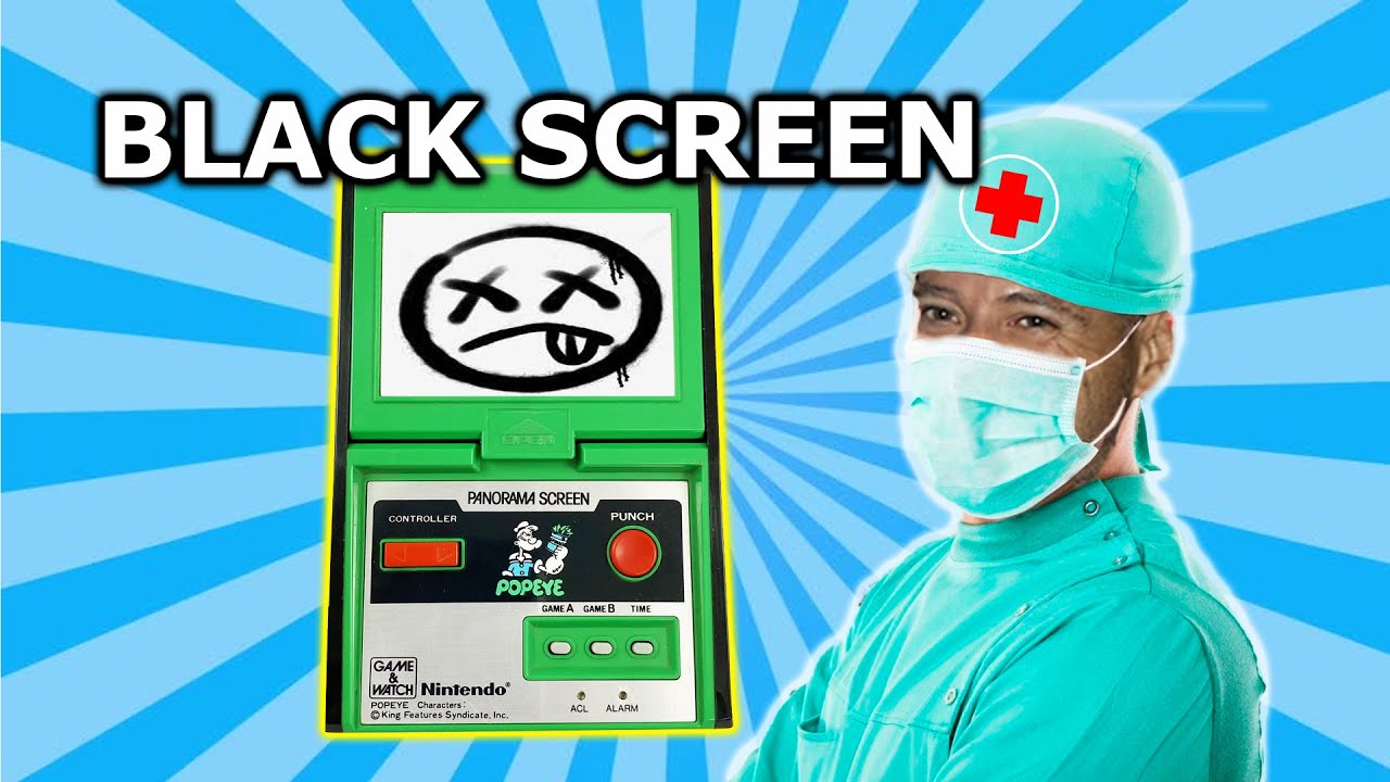 Popeye Panorama Screen Game&Watch no se ve