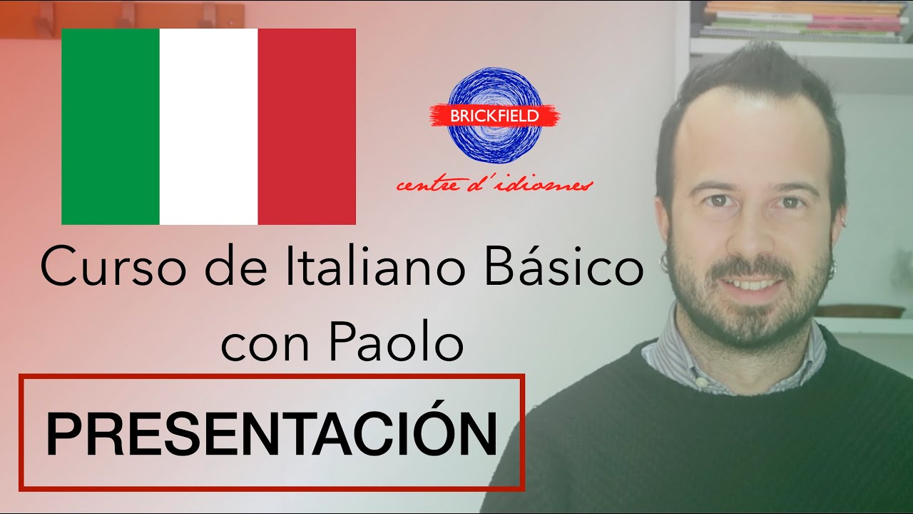 FRASES DE PRESENTACIÓN EN ITALIANO. CURSO BÁSICO CON NATIVO.- Episodio 1