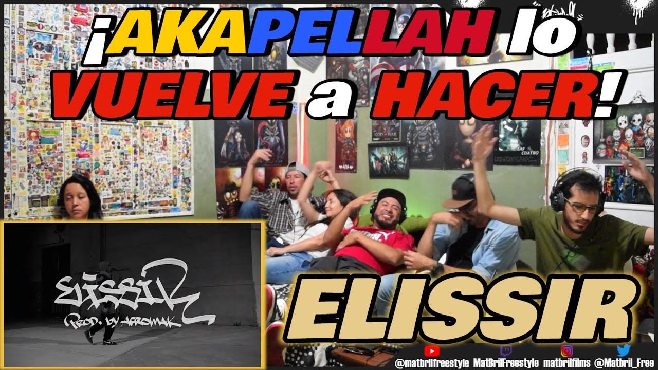 🔴COLOMBIANOS REACCIONAN a la RESPUESTA de AKAPELLAH - ELISSIR - ¡AKAPELLAH da CLASE de HIP HOP!💥