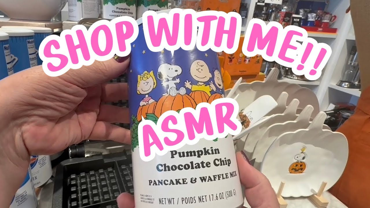 ASMR 🛍️SHOP WITH ME ~POTTERY BARN, WILLIAM SONOMA, BARNES & NOBLE BOOKSTORE (whispering voiceover)