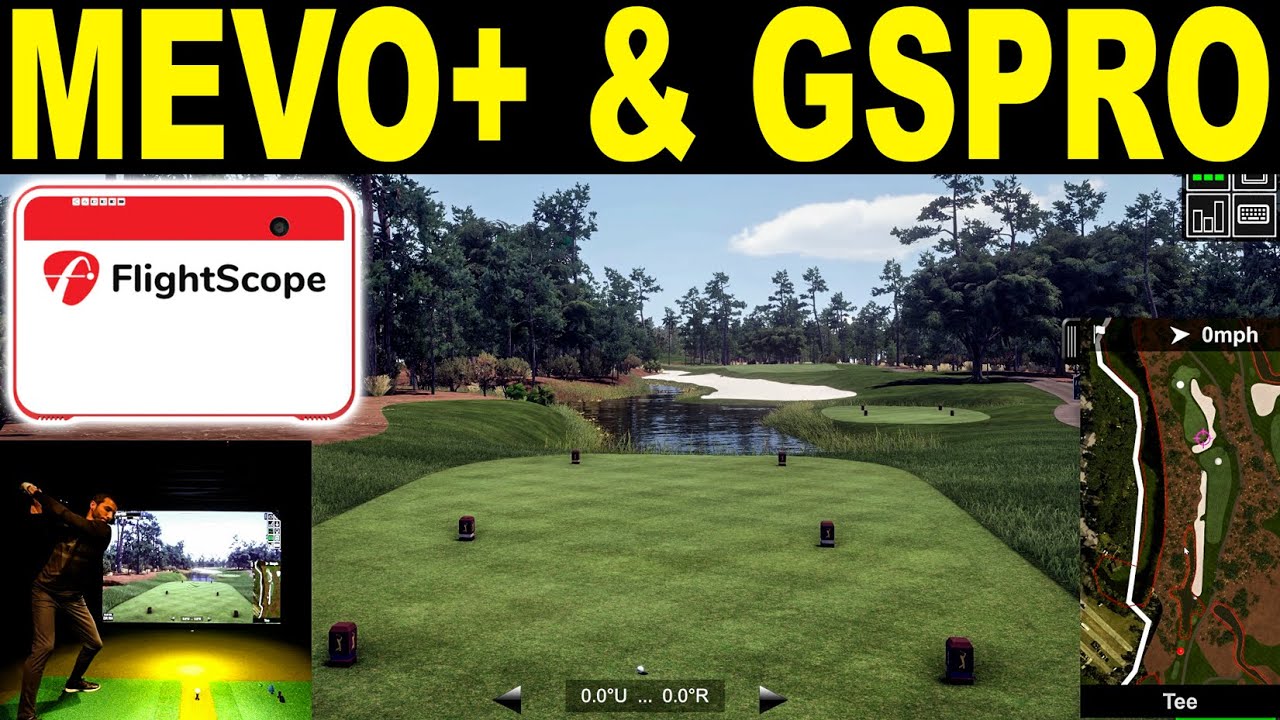 Playing GSPro Golf Simulator Software with Flightscope Mevo Plus (TPC Sawgrass)