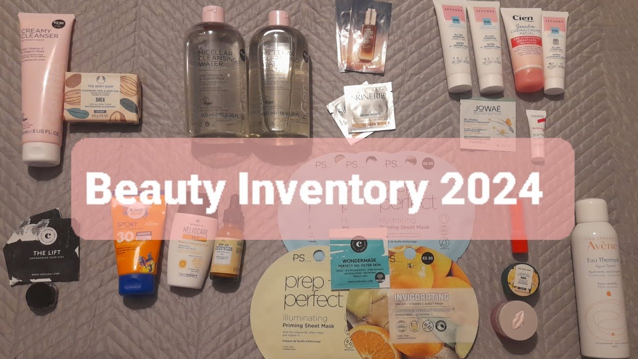 Beauty Inventory 2024 + Get to know my collection!