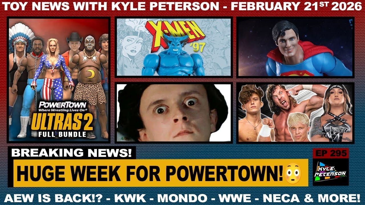 Holy Powertown Update! AEW Update! Toy News For The Week Of February 15 2026! 
