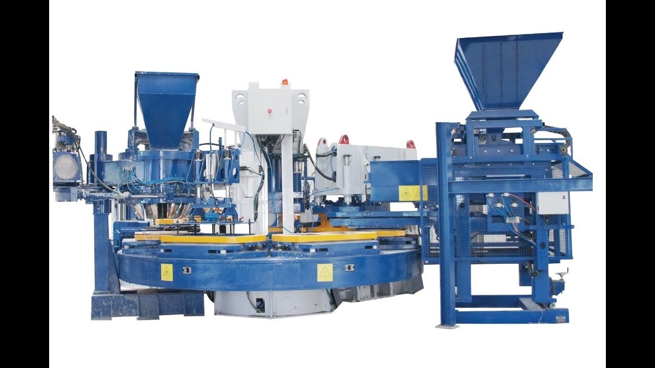 QGM HP 1200T Hermetic Press Machine, ideal machine for paving slab/big paving stone.