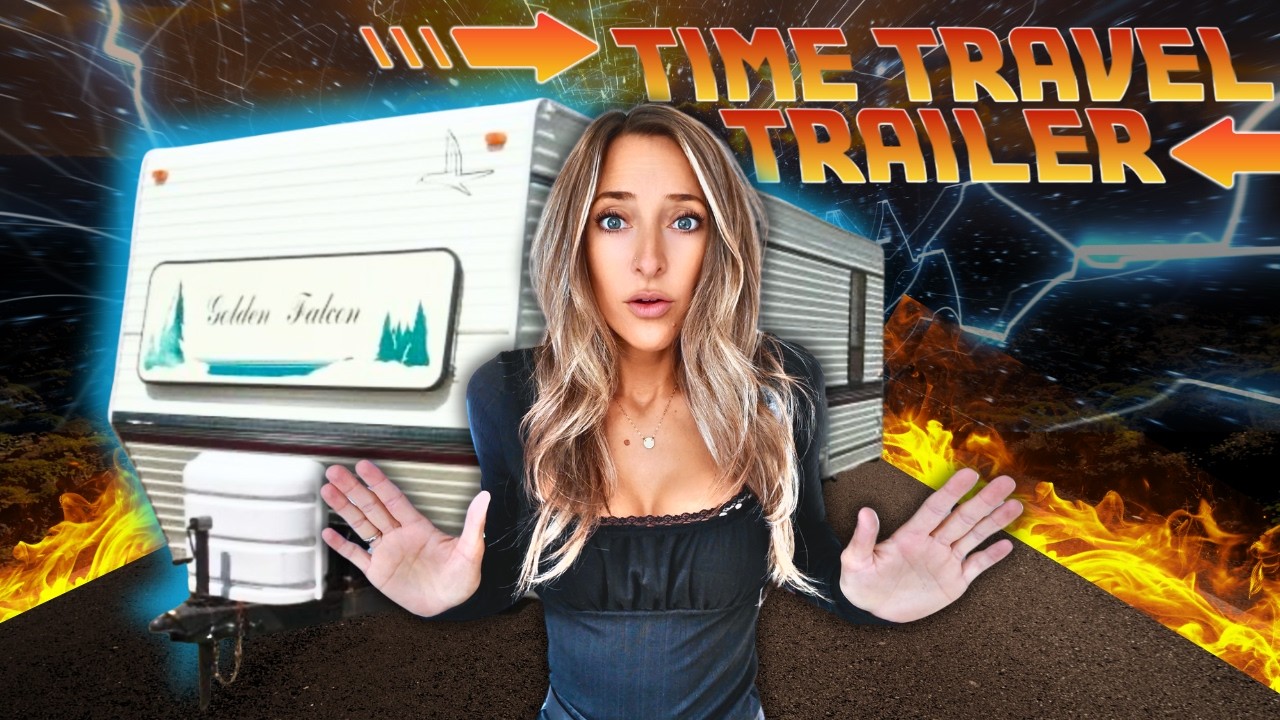 Did I Just TIME TRAVEL to the 90s?! Touring the OLDEST Trailer Ever!